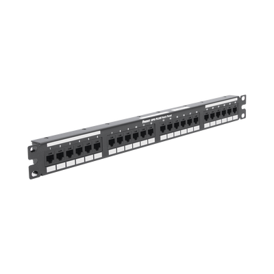 PANDUIT - Panel de Parcheo de Impacto (110), Plano, Categoría 6, de 24 Puertos, 1UR