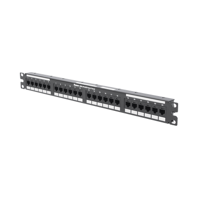 PANDUIT - Panel de Parcheo de Impacto (110), Plano, Categoría 6, de 24 Puertos, 1UR