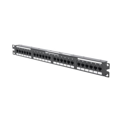PANDUIT - Panel de Parcheo de Impacto (110), Plano, Categoría 6, de 24 Puertos, 1UR