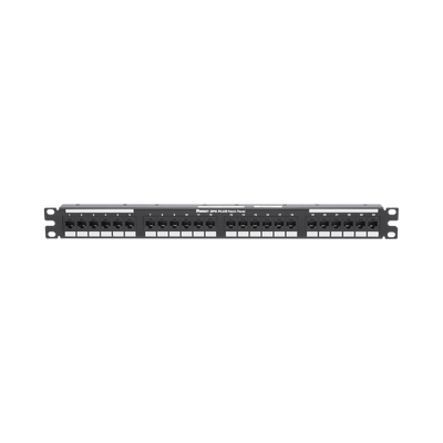 PANDUIT - Panel de Parcheo de Impacto (110), Plano, Categoría 6, de 24 Puertos, 1UR