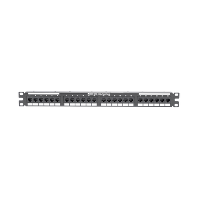 PANDUIT - Panel de Parcheo de Impacto (110), Plano, Categoría 6A, de 24 Puertos, 1UR