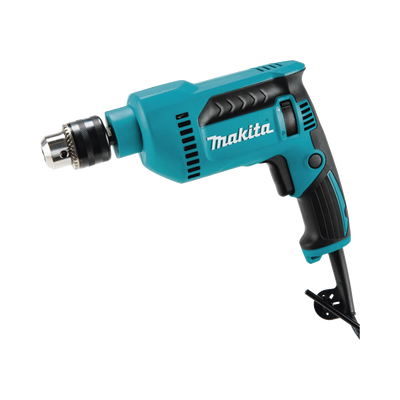 MAKITA - Taladro de 120 Vca con Portabrocas de 1/2", velocidad variable de 0 a 3000 RPM, Potencia 650 W. incluye llave de mandril