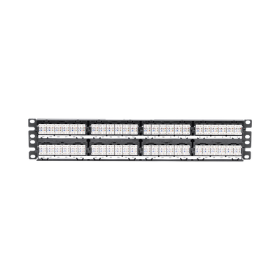 PANDUIT - Panel de Parcheo de Impacto (110), Plano, Categoría 6, de 48 Puertos, 2UR