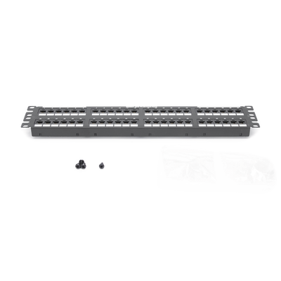 PANDUIT - Panel de Parcheo de Impacto (110), Plano, Categoría 6, de 48 Puertos, 2UR