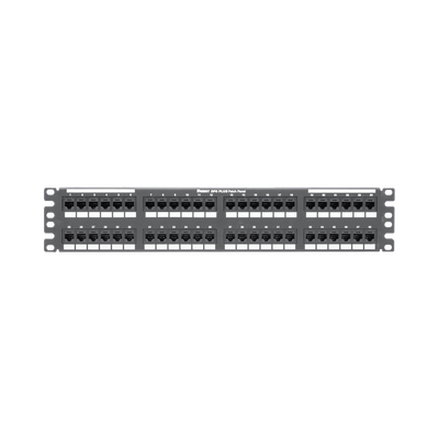 PANDUIT - Panel de Parcheo de Impacto (110), Plano, Categoría 6, de 48 Puertos, 2UR
