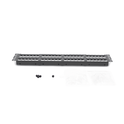 PANDUIT - Panel de Parcheo de Impacto (110), Plano, Categoría 6A, de 48 Puertos, 2UR