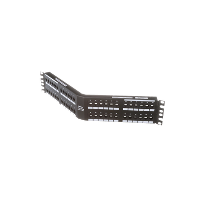 PANDUIT - Panel de Parcheo de Impacto (110), Angulado, Categoría 6, de 48 Puertos, 2UR