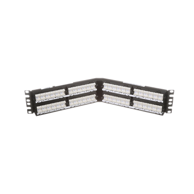 PANDUIT - Panel de Parcheo de Impacto (110), Angulado, Categoría 6, de 48 Puertos, 2UR