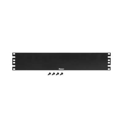 PANDUIT - Tapa Ciega Para Rack Estándar de 19in, Plano, de Acero, 2UR, Color Negro