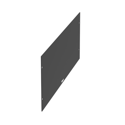 PANDUIT - Tapa Ciega Para Rack Estándar de 19in, Plano, de Acero, 4UR, Color Negro