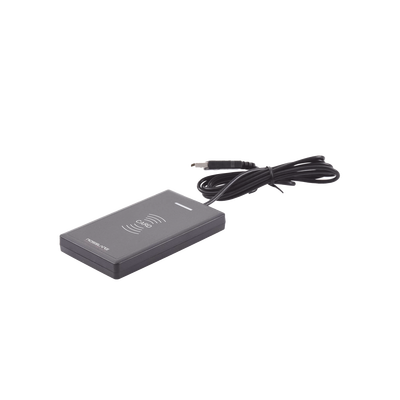 ROSSLARE SECURITY PRODUCTS - Lector Enrolador de Escritorio para tarjetas de Proximidad ROSSLARE (MIFARE 13.56 MHZ), Compatible con AXTRAXNG y  AXTRAXPRO