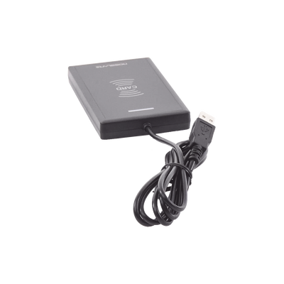ROSSLARE SECURITY PRODUCTS - Lector Enrolador de Escritorio para tarjetas de Proximidad ROSSLARE (MIFARE 13.56 MHZ), Compatible con AXTRAXNG y  AXTRAXPRO