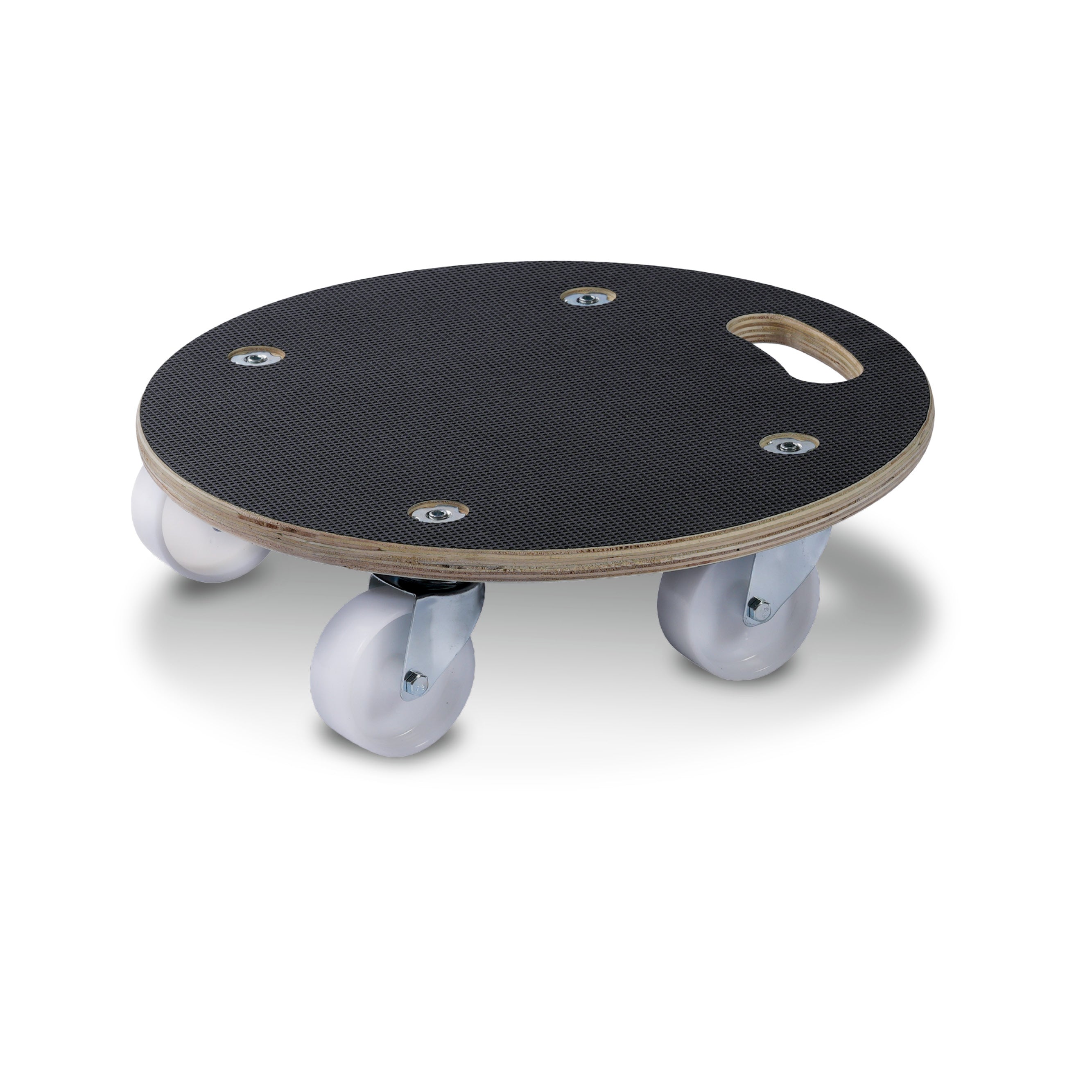 Dolly redondo con plataforma de madera (250 kgs)