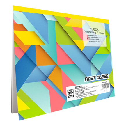 DIETRIX - Block de dibujo Dietrix First Class cartulina bristol con 20 hojas mediano 32.3 X 24.6 cms