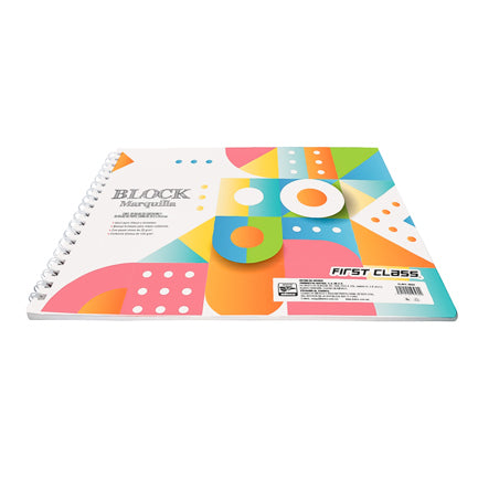 DIETRIX - Cuaderno de dibujo Marquilla Dietrix Fist Class con papel de china con 30 hojas 32.2 X 24.6 cms