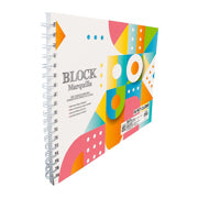 DIETRIX - Cuaderno de dibujo Marquilla Dietrix Fist Class con papel de china con 30 hojas 32.2 X 24.6 cms