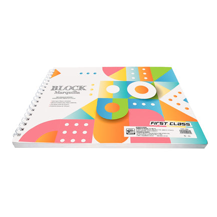 DIETRIX - Cuaderno de dibujo Marquilla Dietrix Fist Class con papel de china con 50 hojas 32.2 X 24.6 cms
