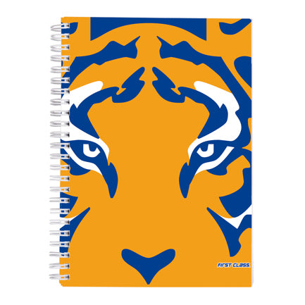 DIETRIX - Cuaderno profesional Dietrix First Class Pasta dura doble arillo 80 hojas raya Club Tigres de la UANL modelo Felino