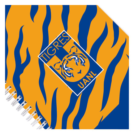DIETRIX - Cuaderno profesional Dietrix First Class Pasta dura doble arillo 80 hojas raya Club Tigres de la UANL modelo Corazon