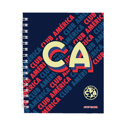 DIETRIX - Libreta Dietrix First Class pasta dura  doble arillo  80 hojas raya Club America modelo CA azul