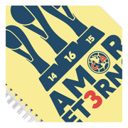 DIETRIX - Cuaderno profesional Dietrix First Class pasta dura doble arillo  80 hojas raya Club America modelo amor eterno