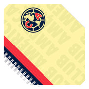 DIETRIX - Cuaderno profesional Dietrix First Class dura doble arillo  80 hojas raya Club América modelo Club America amarillo