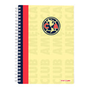 DIETRIX - Cuaderno profesional Dietrix First Class dura doble arillo  80 hojas raya Club América modelo Club America amarillo