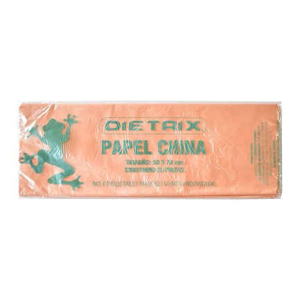DIETRIX - Papel de China Dietrix 50x70cms Durazno Paquete con 25 Hojas