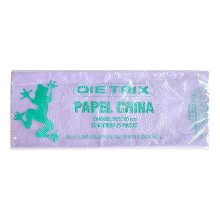DIETRIX - Papel de China Dietrix 50x70cms Lila Paquete con 25 Hojas