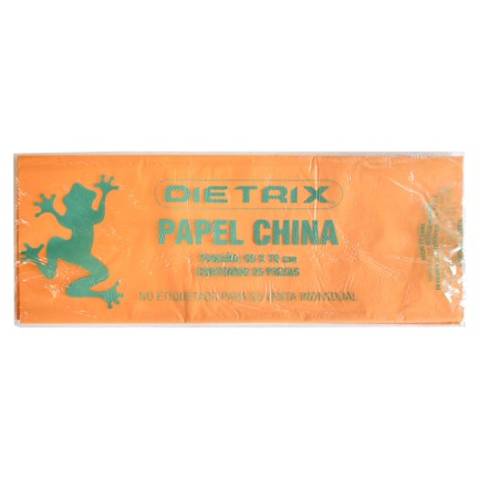 DIETRIX - Papel de China Dietrix 50x70cms Naranja Paquete con 25 Hojas