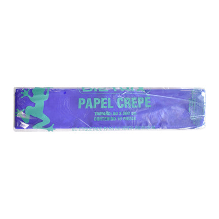 DIETRIX - Papel Crepe Dietrix 50x200cms Azul Rey Paquete con 10 Hojas