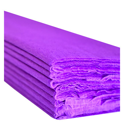 DIETRIX - Papel Crepe Dietrix 50x200cms Morado Paquete con 10 Hojas