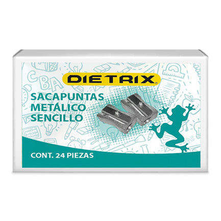 DIETRIX - Sacapuntos Dietrix Metalico Triangular un Orificio Bolsa c/24