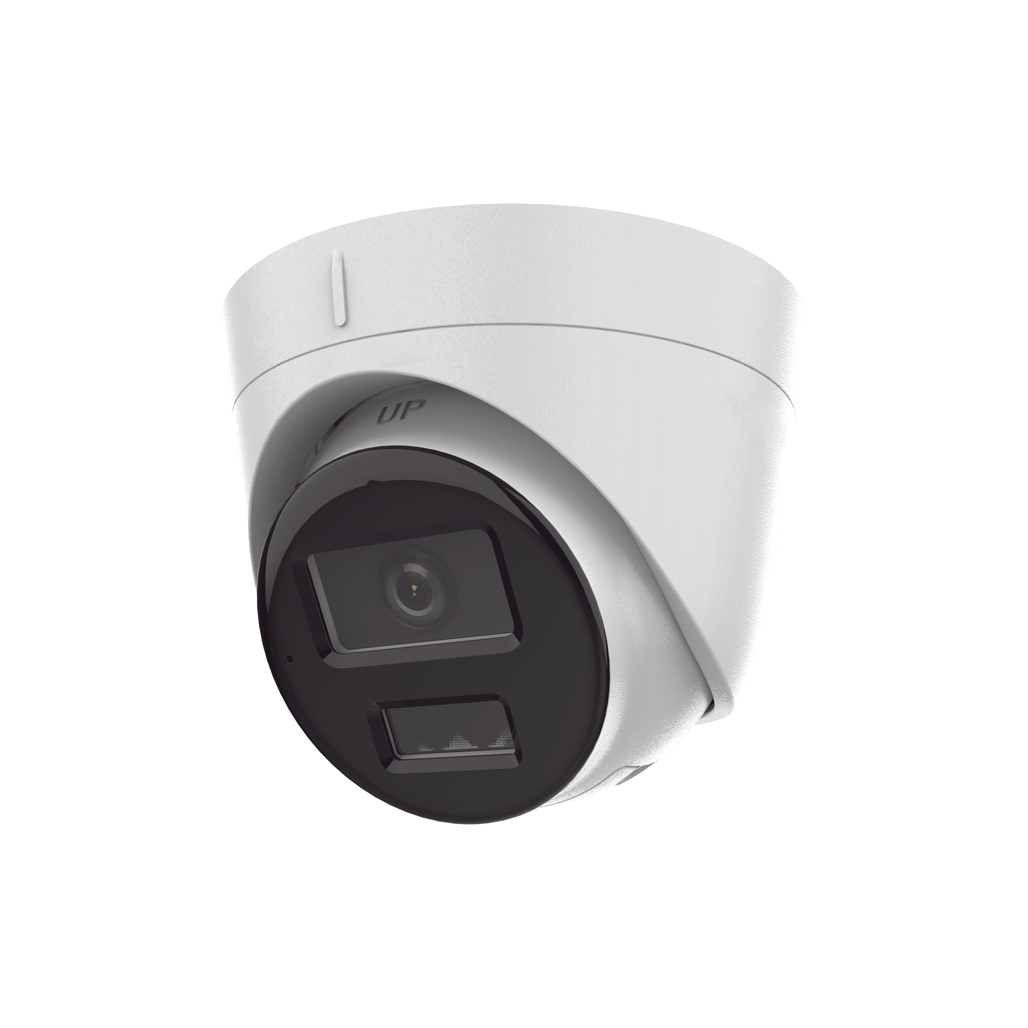 HIKVISION - [SIN MARCA O LOGO][Dual Light] Turret IP 4 Megapixel / Lente 2.8 mm / 30 mts IR + 30 mts Luz Blanca / Micrófono Integrado / ACUSENSE Lite / Exterior IP67 / H.265 / PoE / ONVIF / Micro SD