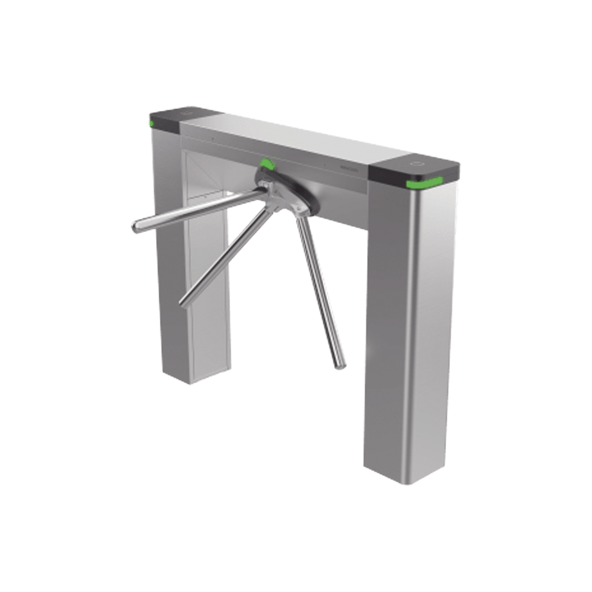 HIKVISION - Torniquet Trípode Bidireccional de Acero Inoxidable / Tipo Puente / Interior y Exterior Protegido / LEDs indicadores de Entrada y Salida