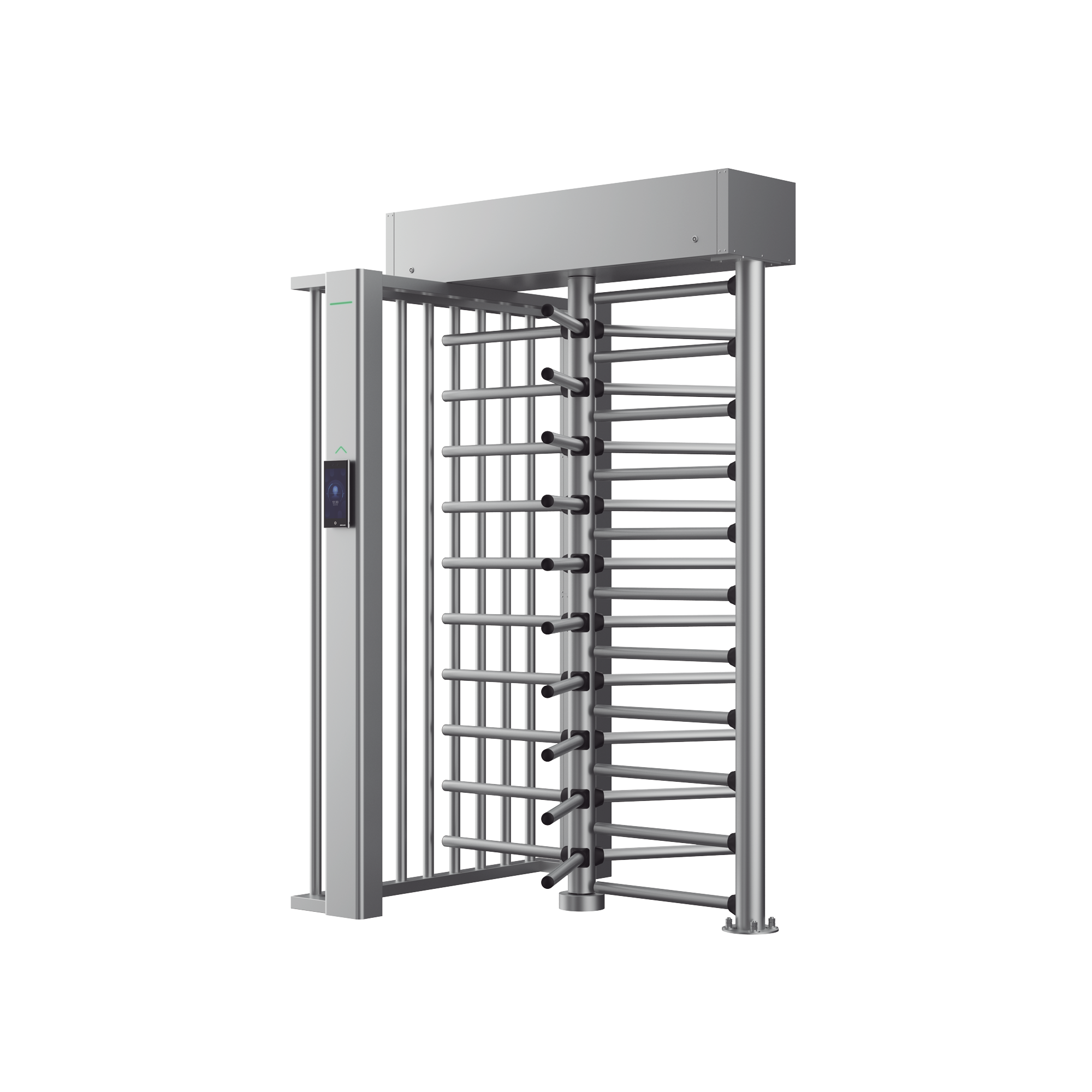 HIKVISION - Torniquete de Cuerpo Completo Bidireccional / Exterior / Recubrimiento Anti-Corrosión / Diseño Modular Fácil Transporte / Alto Desempeño Acero Inoxidable SUS304 / 3,000,000 MCBF / Preparación para Terminal Facial (NO INC