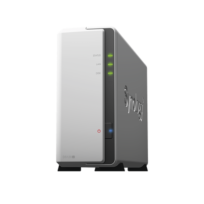 SYNOLOGY - Servidor NAS de 1 Bahías / Hasta 16 TB / Servicio Nube Gratis (P2P) / Administración Remota y Respaldo Programado
