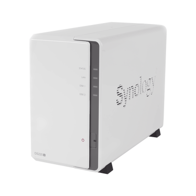 SYNOLOGY - Servidor NAS de 1 Bahías / Hasta 16 TB / Servicio Nube Gratis (P2P) / Administración Remota y Respaldo Programado