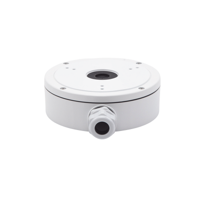 HIKVISION - Caja de Conexiones de Exterior con Tapa para Cámaras Tipo Eyeball y Turret / IP66