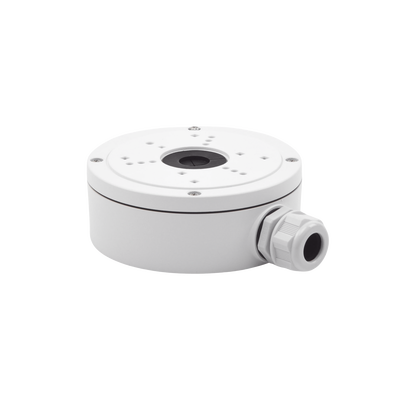 HIKVISION - Caja de Conexiones de Exterior con Tapa para Cámaras Tipo Domo, Turret y Bala / IP66