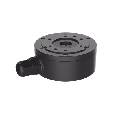 HIKVISION - Caja de Conexión de Metal Color Negro / Exterior IP66 / Compatible con DS-2CD1043G2-LIUF/BLACK & DS-2CD2043G2-I(U)(BLACK)