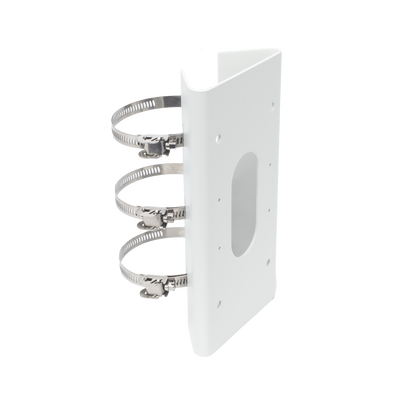HIKVISION - Montaje Vertical para Poste / Material de Acero Inoxidable