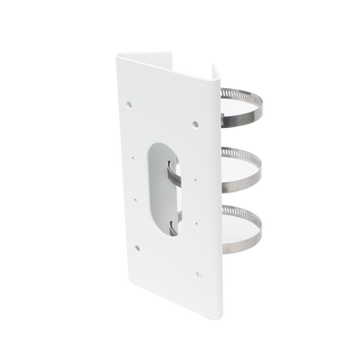 HIKVISION - Montaje Vertical para Poste / Material de Acero Inoxidable