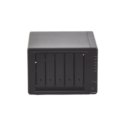 SYNOLOGY - Servidor NAS de 5 Bahías (Expandible a 15 Bahías) / Hasta 270 TB / 8 GB RAM / Servicio Nube Gratis (P2P) / Administración Remota y Respaldo Programado