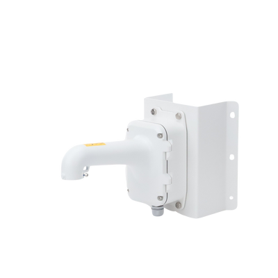 HIKVISION - Montaje de Esquina con Caja de Conexión para Domos PTZ epcom y HIKVISION / Fabricado con Aleación de Aluminio y Acero