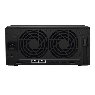 SYNOLOGY - Servidor NAS de escritorio con 8 bahías / Expansible a 18 bahías / Hasta 252 TB / 4GB de RAM