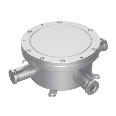 HIKVISION - Caja de Conexiones Anti explosión / IP68 / Acero  Inoxidable 316L