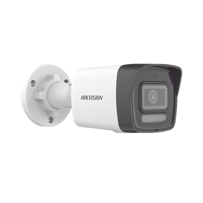 HIKVISION - [Dual Light] Bala IP 4 Megapixel / Lente 2.8 mm / 30 mts IR + 30 mts Luz Blanca / Micrófono Integrado / ACUSENSE Lite / Exterior IP67 / H.265 / PoE  / Micro SD