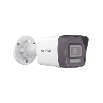 HIKVISION - [Dual Light] Bala IP 6 Megapixel / Lente 2.8 mm / 30 mts IR + 30 mts Luz Blanca / Micrófono Integrado / ACUSENSE Lite / Exterior IP67 / H.265 / PoE / Micro SD