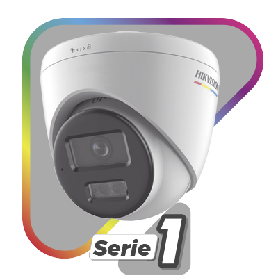 HIKVISION - [Dual Light + ColorVu] Turret IP 6 Megapixel / Lente 2.8 mm / 30 mts IR + 30 mts Luz Blanca / Micrófono Integrado / ACUSENSE Lite / Exterior IP67 / WDR 120 dB / PoE / Micro SD